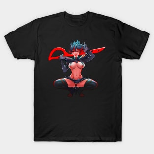 Anime girl with red sword T-Shirt